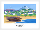 Co Donegal - Bunbeg-40 x 30-White Box Frame (No Mount)