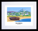Co Donegal - Bunbeg-40 x 30-Black Box Frame (With Mount)