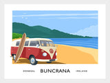 Co Donegal - Buncrana  Frame White 40x30 No Mount