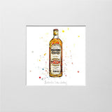 Print Open Edition Drinks - Bushmills Irish Whiskey-12 x 12-Unframed