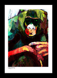Ape Series - Calculating Framed