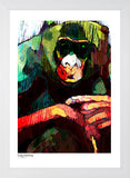 Ape Series - Calculating White Frame