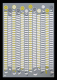 Pattern - Wall Calendar (Grey) Black frame