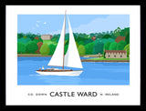 Co Down - Castleward Frame Black 40x30 No Mount