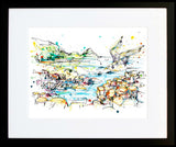 Print Ltd Edition Landscapes - Causeway Coast Frame Black