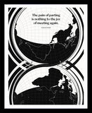 Charles Dickens - Pain of Parting - Framed