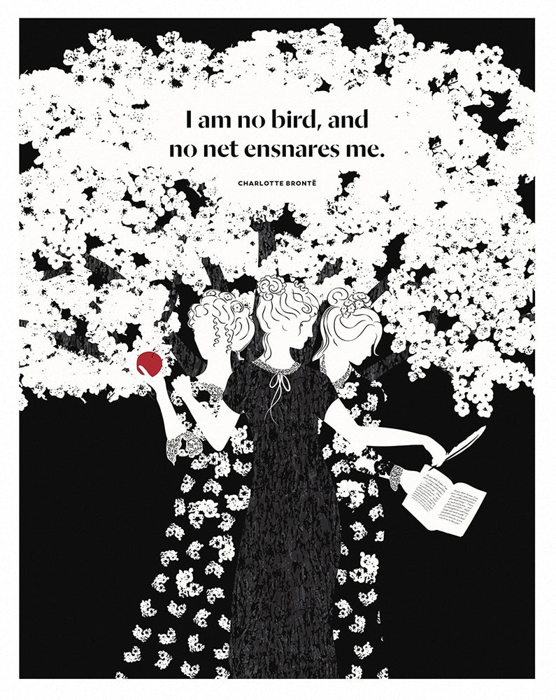 Charlotte Brontë - I Am No Bird Unframed