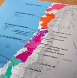 Wine Map - Chile