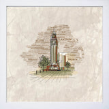Belfast - Albert Clock White Frame