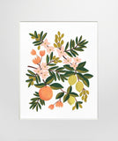 Citrus Floral Unframed