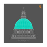 City Hall Belfast Unframed 15x15