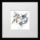Print Open Edition Animals - Closeness-12 x 12-Small Flat Black Frame