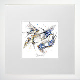 Print Open Edition Animals - Closeness-12 x 12-Small Flat White Frame