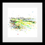 Print Open Edition Golf - Clubhouse at Ardglass II-30 x 30-Black Box Frame (With Mount)