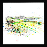 Print Open Edition Golf - Clubhouse at Ardglass II-30 x 30-Black Box Frame (No Mount)
