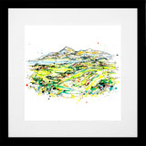 Print Open Edition Golf - Royal Co Down Fourth Hole - Black Box Frame (With Mount)