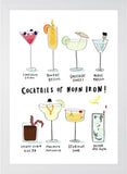 Cocktails Of Northern Ireland Flat White Frame