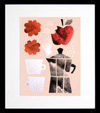 Coffee Pot Black Frame