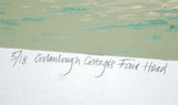 Linocut Print - Co Antrim Coolanlough Cottages