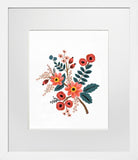 Coral Botanical White Frame