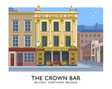 Belfast - The Crown Bar Unframed 40x30