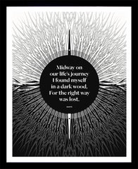 Dante Alighieri - Midway Black Box Frame