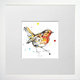 Print Open Edition Animals - Dawn-12 x 12-Small Flat White Frame