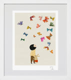 Dear Bunny White Frame