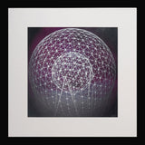 Print - Rise Sculpture In Purple