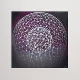 Print - Rise Sculpture In Purple