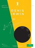 Man Utd - Denis Irwin vs Wimbledon 1994 Unframed
