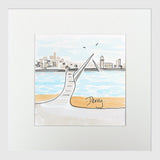 Derry - White Frame