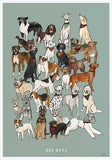 Dog Days-19 x 27.5-Unframed