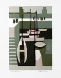 Linocut Print - Donaghadee 1961 Unframed