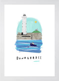 Places - Donaghadee - White Frame