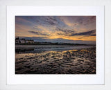 Co Down - Donaghadee Sunset White Box Frame