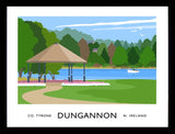 Co Tyrone - Dungannon Frame Black 40x30 No Mount