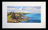 Co Antrim - Dunluce Castle to Portrush Flat Black Frame