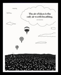Edith Wharton - The Air Of Ideas Black Box Frame