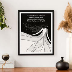 Edna St. Vincent Millay - My Candle