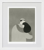 El Abrazo White Frame