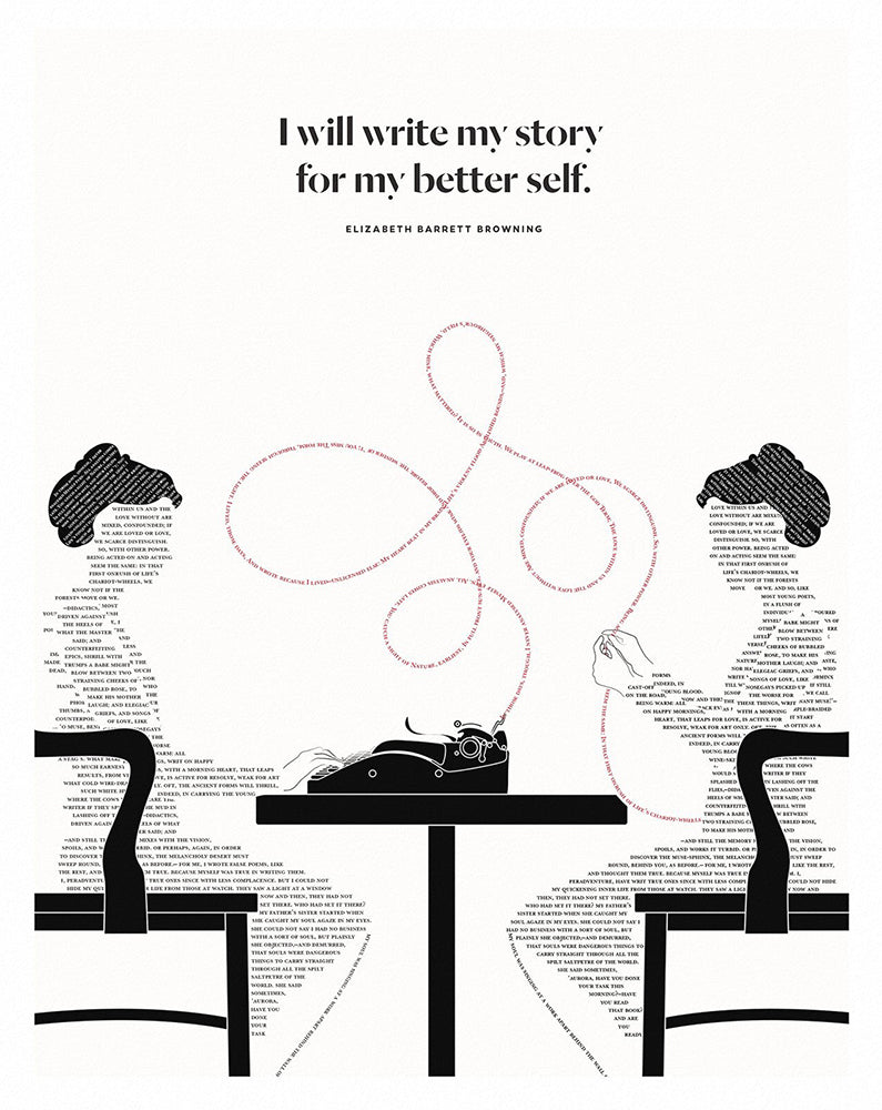 Elizabeth Barrett Browning - I Will Write My Story Unframed