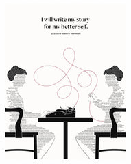 Elizabeth Barrett Browning - I Will Write My Story Unframed