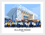 Sport - Football Elland Road -40 x 30-White Box Frame (No Mount)
