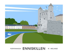 Co Fermanagh - Enniskillen Unframed 40x30