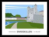 Co Fermanagh - Enniskillen Frame Black 40x30 No Mount