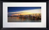 Belfast - Evening Arrival Frame Black Moulded 71x45