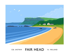 Co Antrim - Fair Head Unframed 40x30