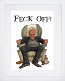 Father Ted - Father Jack - Feck Off White Frame