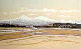 Linocut Print - Co Down February Snow, Dundrum